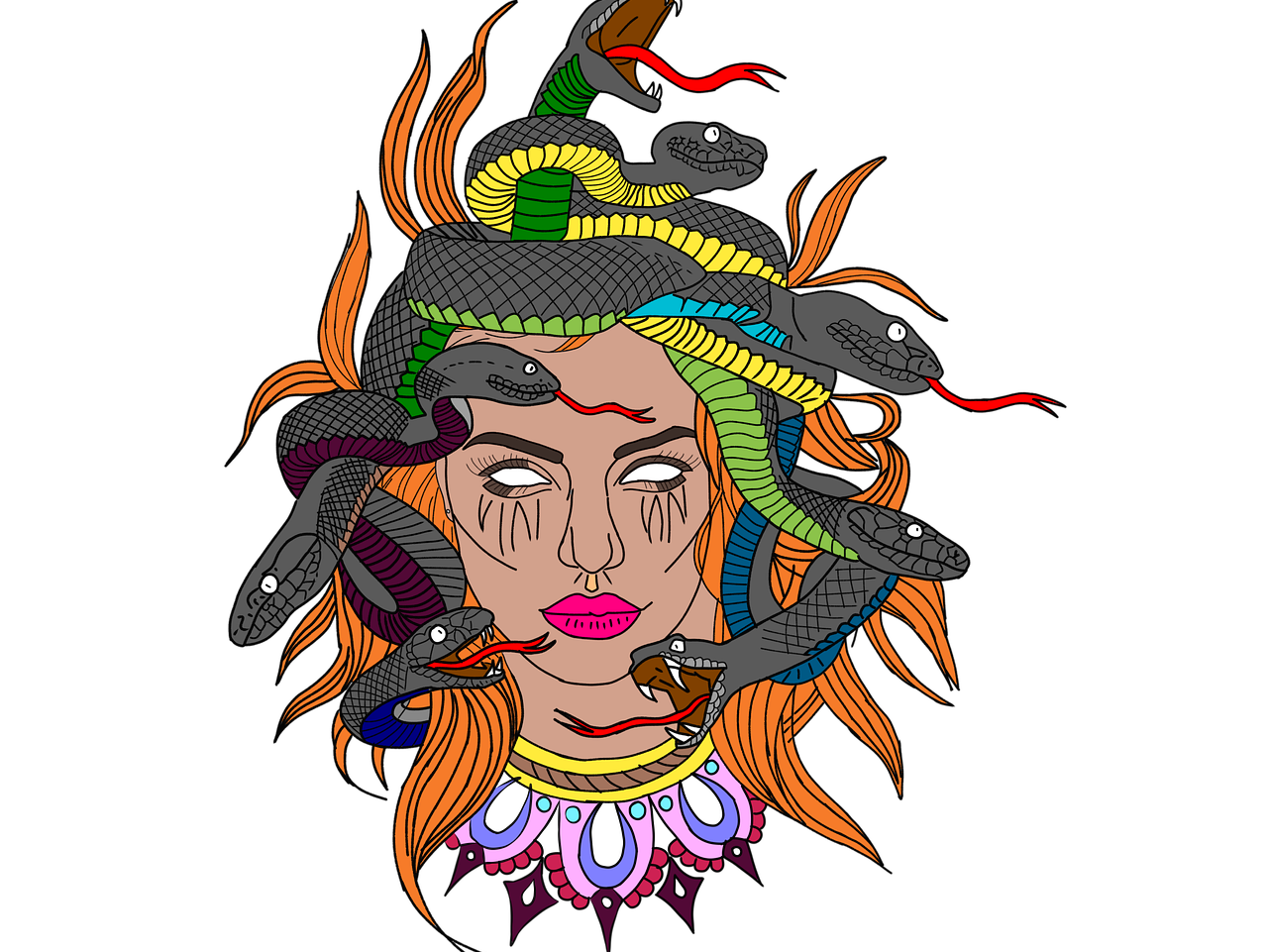 Mi cara de cvlö y Medusa